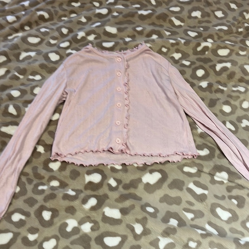 Pink long sleeve shirt